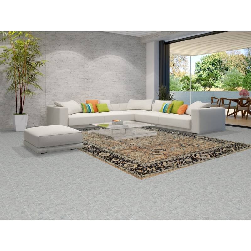 Hand Knotted Oriental 100% Wool Carpet Transitional All-Over Oranges & Rust Oushak Area Rug - 12' 1'' X 9' 1''