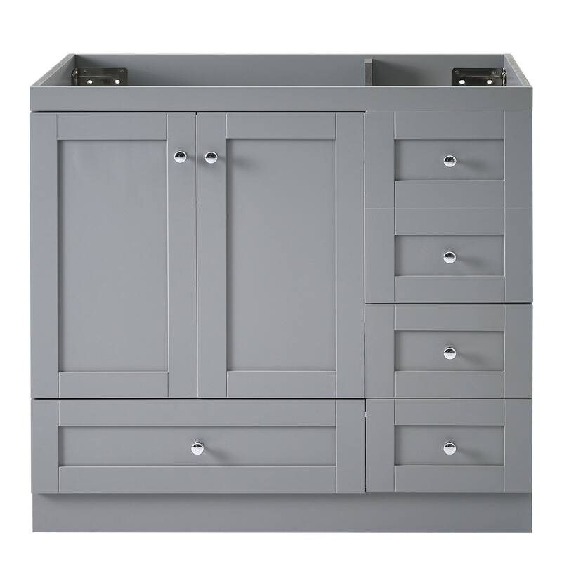 36 inch MDF Freestanding Bathroom Vanity without Counter Top