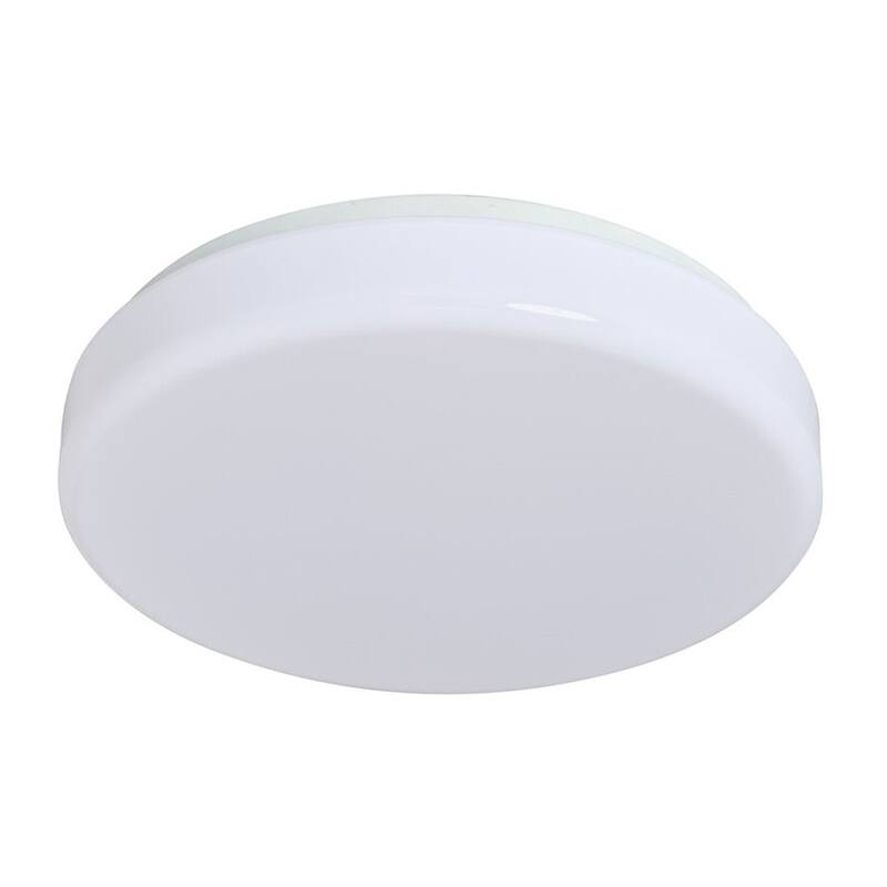 Amax Lighting 15W LED round floating cloud fixture in White Finish