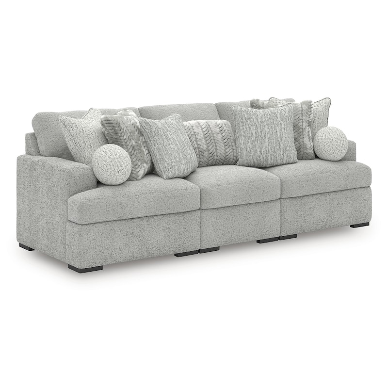 Signature Design by Ashley Snodoodle Gray 3-Piece Sectional - 113" W x 41" D x 40" H