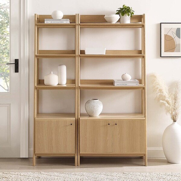 Bixby Wood Bookshelves - Set of 2 - Bed Bath & Beyond - 36984489