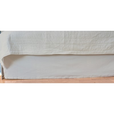Diamond Pearl Grey Queen Bed Skirt