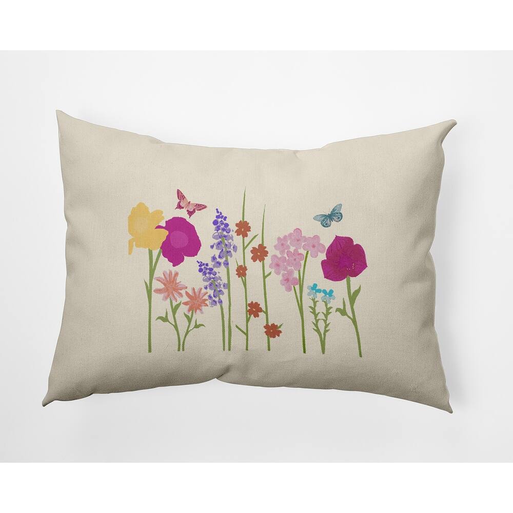 Little Garden Indoor/Outdoor Throw Pillow