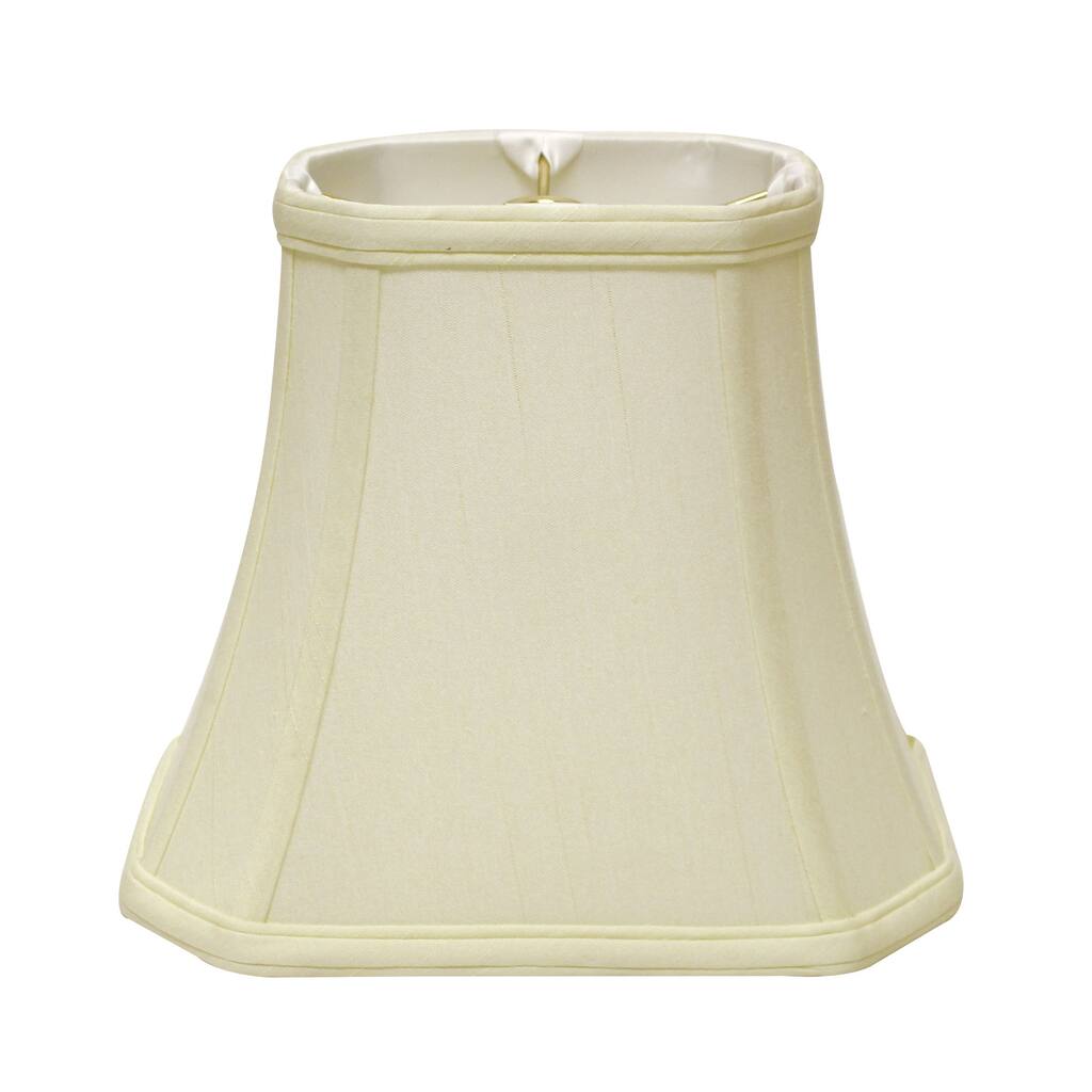 Cut Corner Rectangle Bell Softback Lampshade with Washer Fitter, Egg