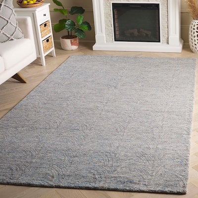SAFAVIEH Handmade Ebony Iemie Modern & Contemporary Wool Rug