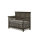 preview thumbnail 1 of 7, Nursery 60" Wide Convertible Crib, Gray