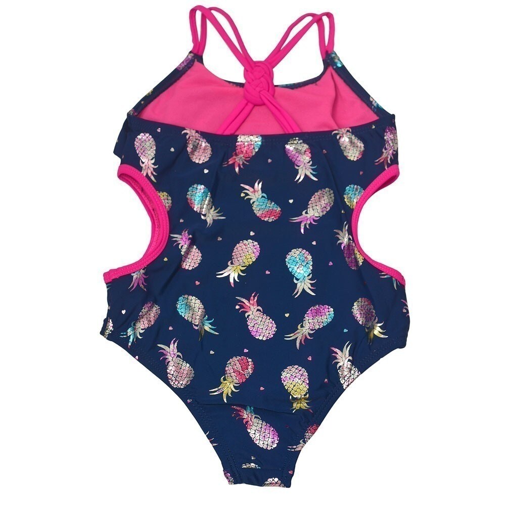 little girl pineapple swimsuit