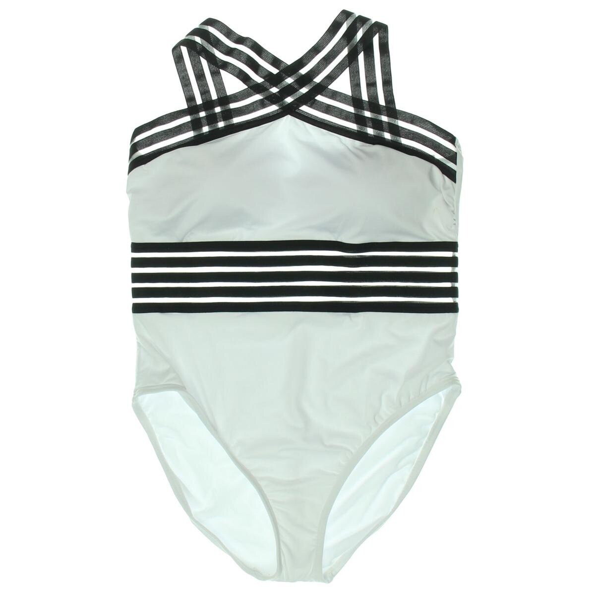 kenneth cole criss cross swimsuit
