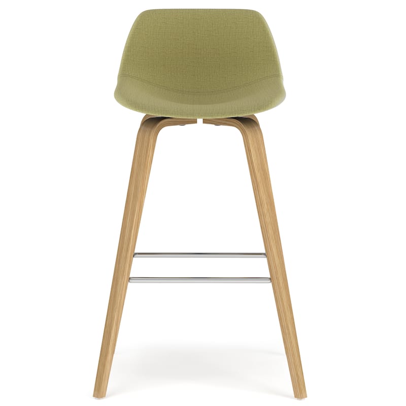 WYNDENHALL Cacey Mid Century Modern Bentwood Counter Height Stool (Set of 2) - 20.7'' x 21.1'' x 36.6