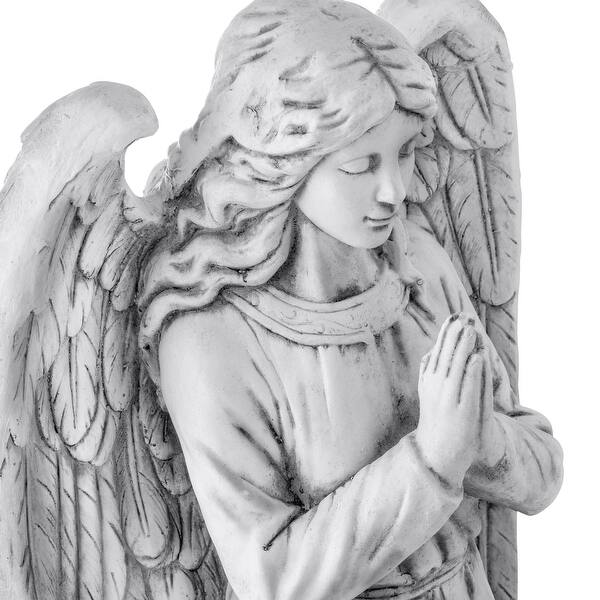 Shop Alpine Corporation Praying Angel Statue Overstock 11689313