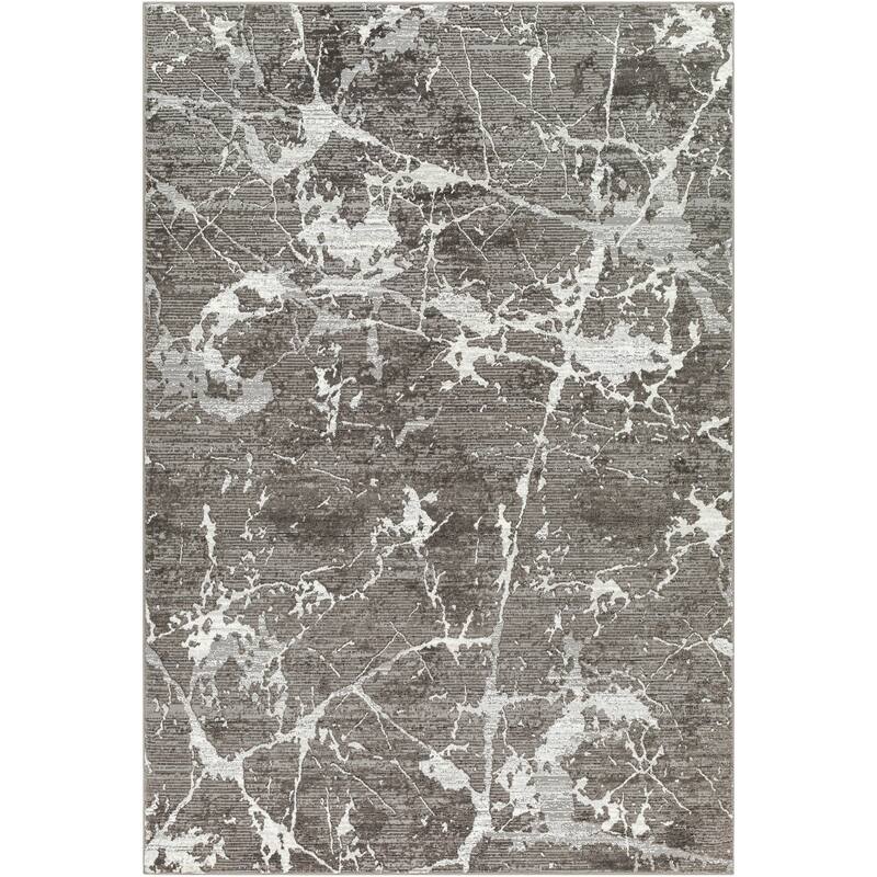 Livabliss Casual Alder Abstract Washable Area Rug