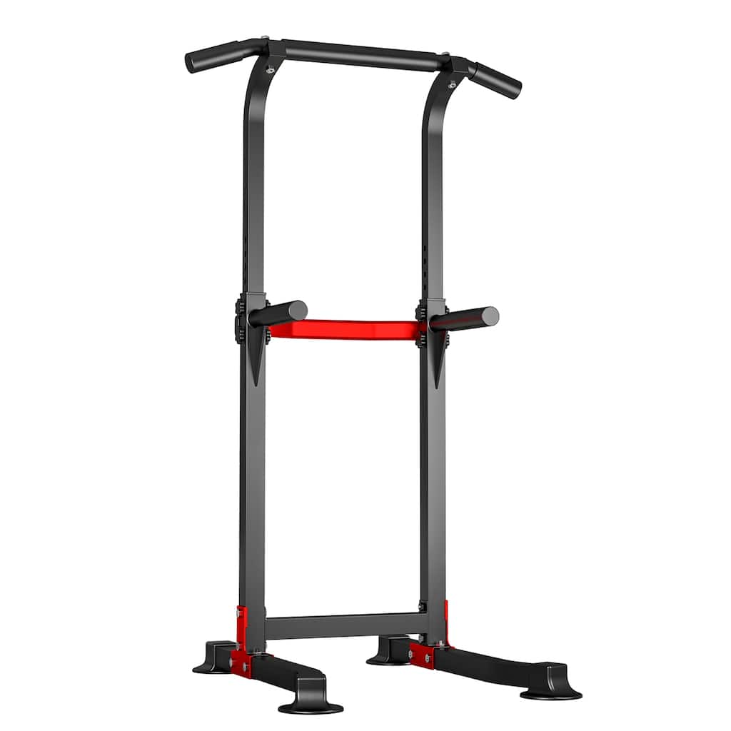 Zenova Pull Up Bar Power Tower Dip Bar Station Dip Stand Multi-Functional Workout Equipment Strength Training Machine