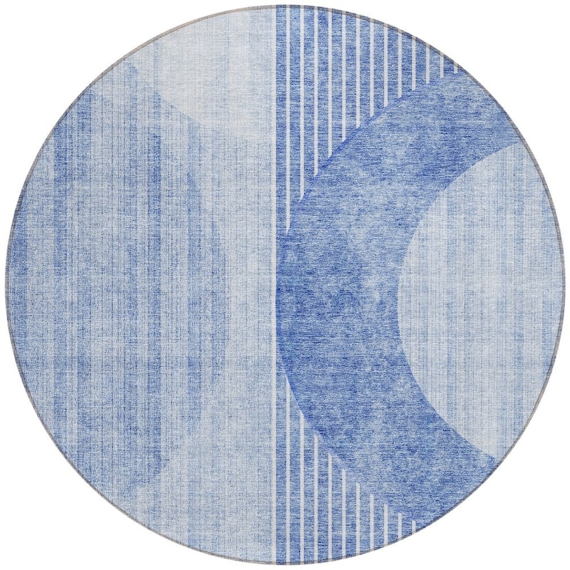 HomeRoots Geometric Transitional Rectangle Outdoor Rug