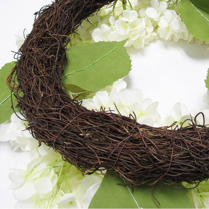 Artificial Hydrangea Flower Wreath 20in
