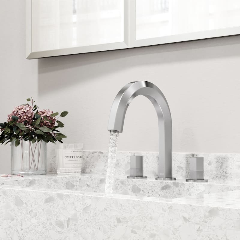 VIGO Hart 9" H 2-Handle Widespread Bathroom Faucet