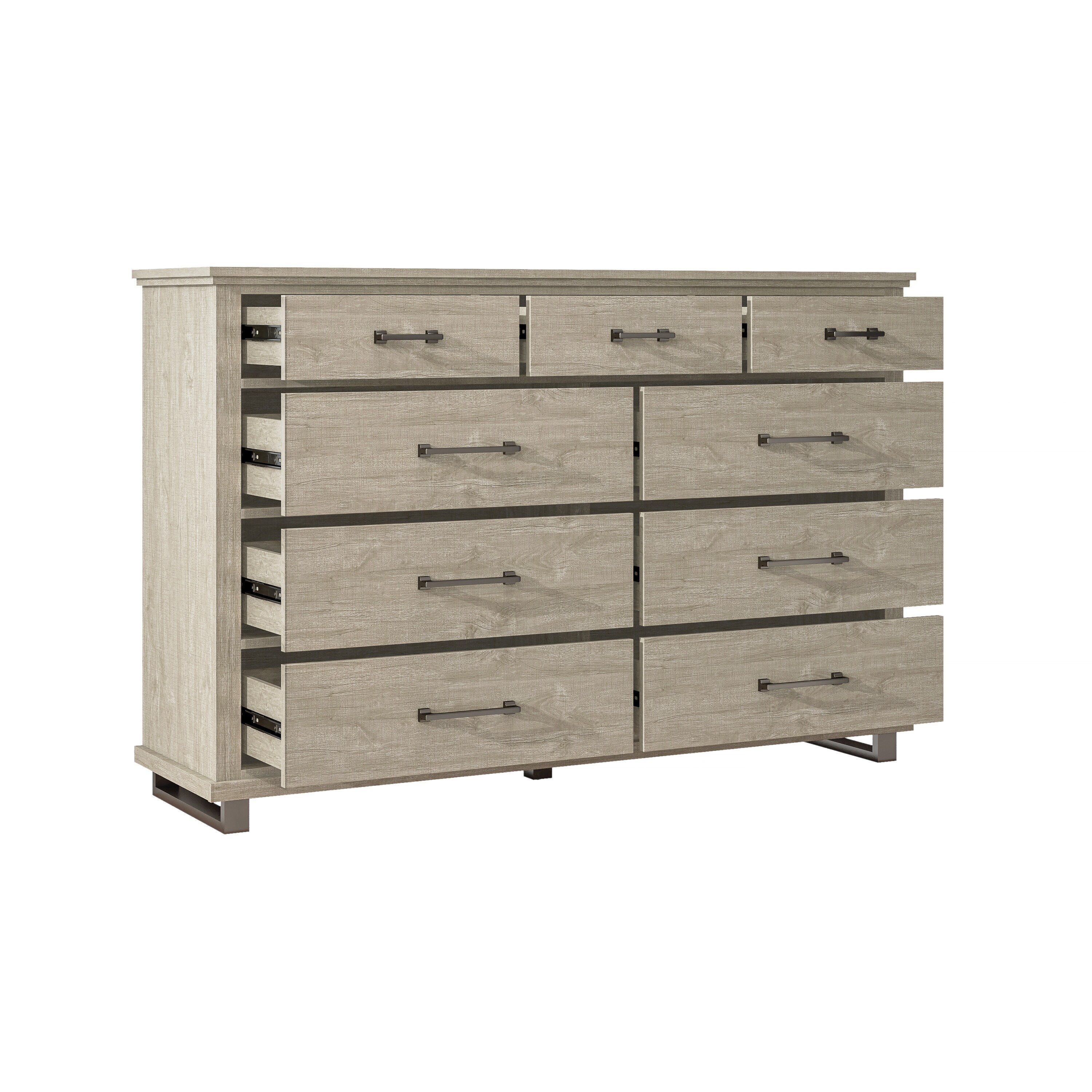 Latitude Run® Sussie 9 Drawer Chest, Wood Storage Dresser Cabinet