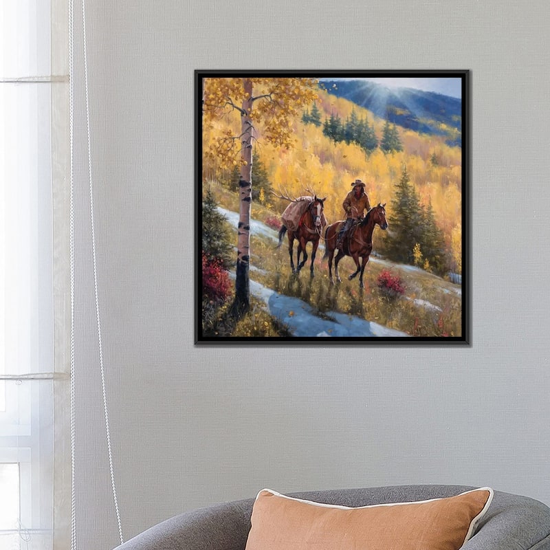 iCanvas "Glow of Indian Summer" by Jack Sorenson Framed Canvas Print