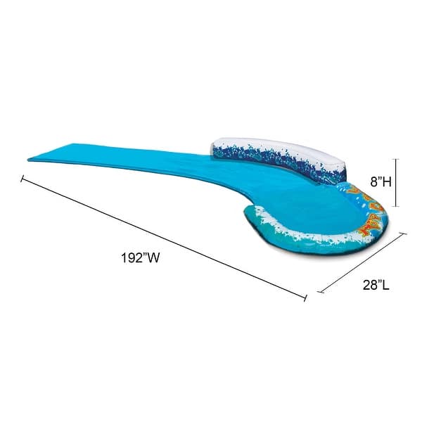 Banzai Speed Curve Inflatable Water Slide - Bed Bath & Beyond - 31432398