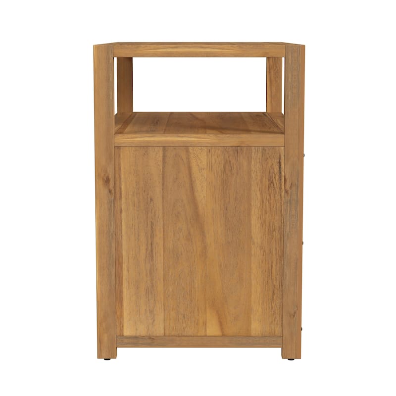 Lark 2-Drawer Wide Nightstand