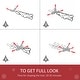 preview thumbnail 26 of 28, HOMCOM Flocked Christmas Tree with Mistletoe, Xmas Unlit Christmas Tree with Stand