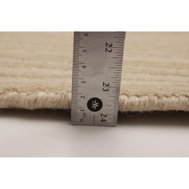 Kashkuli Gabbeh Beige Rug 5'2" x 5'2" - 5'2 x 5'2