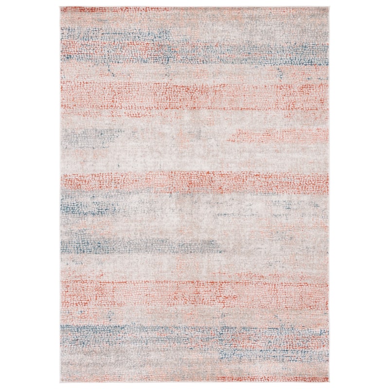 SAFAVIEH Madison Abaco Vintage Rug - 8' x 10' - Ivory/Blue Rust
