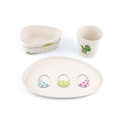 Kids dinnerware set Dinosaure