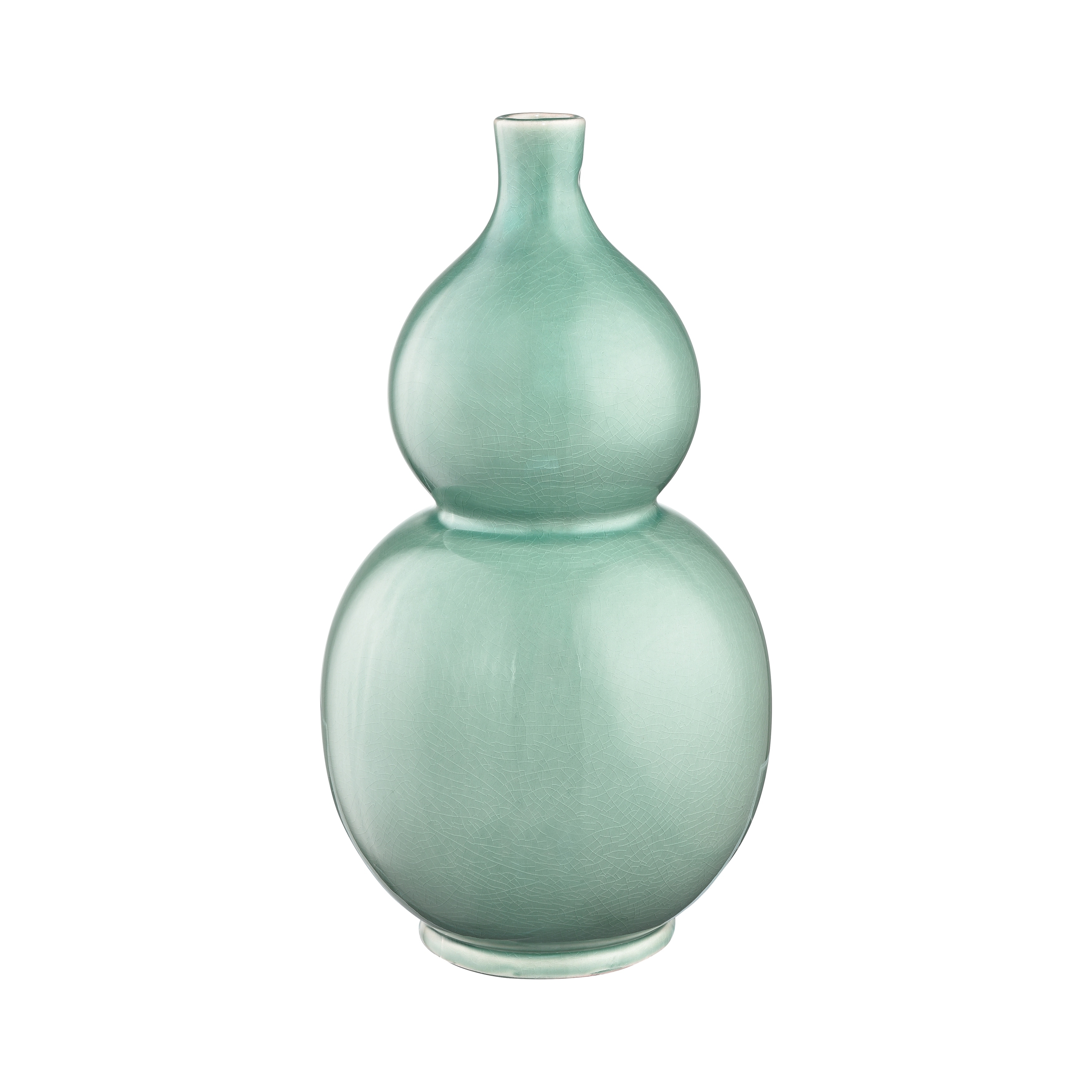 Elk Home Celia Seafoam Green Earthenware 7.75 Inch Wide Vase
