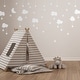 preview thumbnail 3 of 5, Walplus White Sky Clouds Baby Sleep Children Wall Stickers Nursery Decor