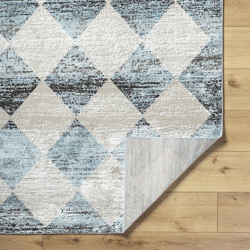 Livabliss Allegro Modern Diamond Area Rug