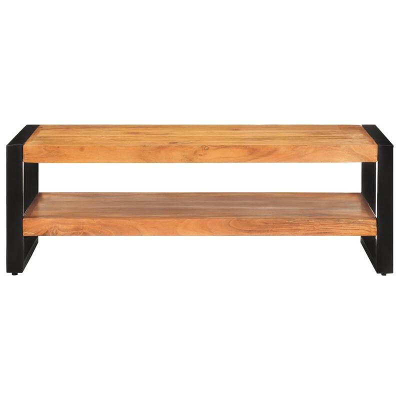 vidaXL Coffee Table End Table Sofa Table Living Room Furniture Solid Wood - 47.2" x 23.6" x 15.7" (L x W x H)