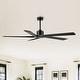preview thumbnail 15 of 50, WINGBO 64 Inch DC Motor Indoor Ceiling Fan without Lights - N/A