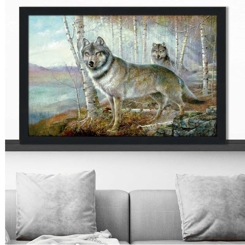 "Soul Mates" by Ruane Manning Print on Acrylic.