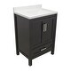 preview thumbnail 13 of 28, Nevado 25 in. W x 19 in. D x 36 in. H Bath Vanity in with White Cultured Marble Top Single Hole