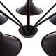 preview thumbnail 11 of 13, Cole 27" 5-Light Metal Farmhouse Industrial LED Chandelier, Oil Rubbed Bronze by JONATHAN Y