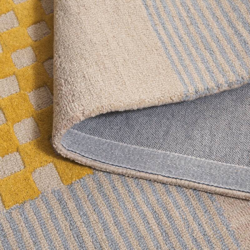 SAFAVIEH Handmade Genre Kiek Checkered Wool Rug