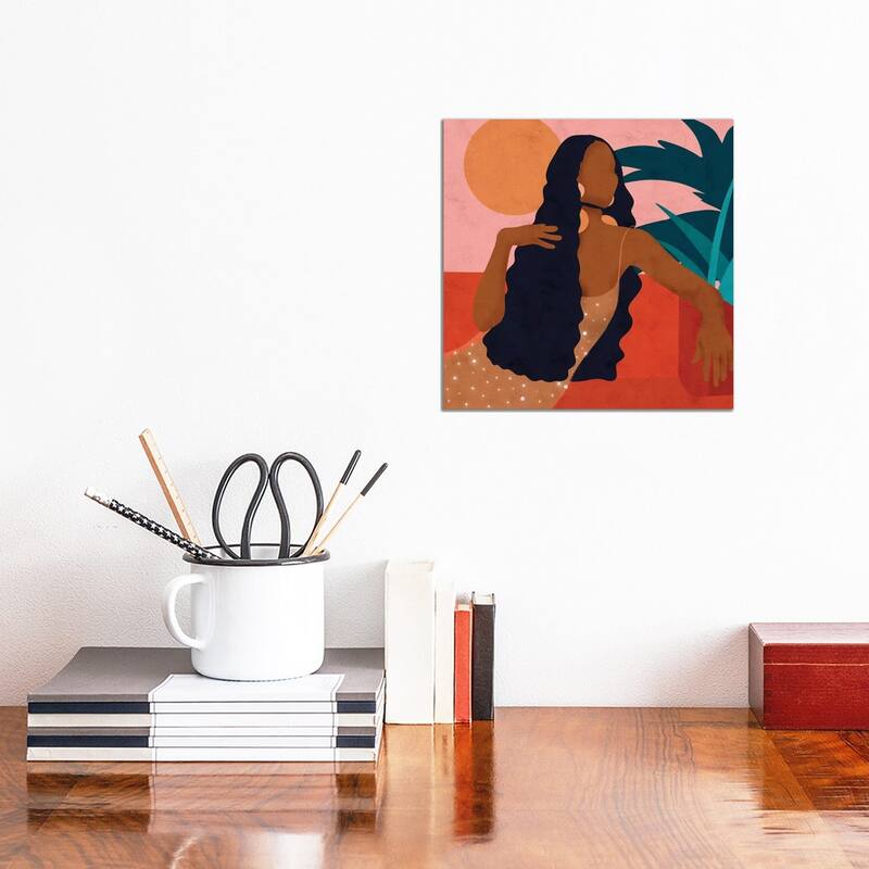 iCanvas "Taraji" by Reyna Noriega Canvas Print - 12x12x0.75