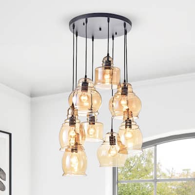 Galeras 8-Light Cluster Bell Pendant