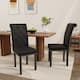 Option Black Linen Set of 2