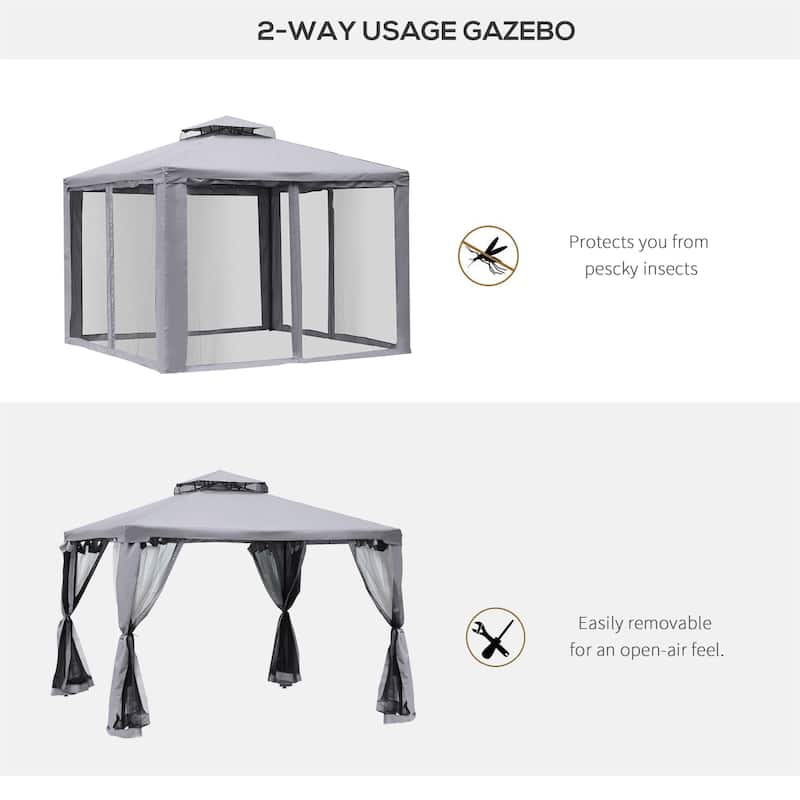 9.6' x 9.6' Patio Gazebo