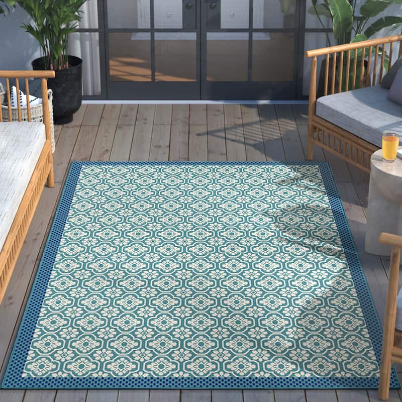 Well Woven Medusa Manola Indoor Outdoor Flatweave Tribal Area Rug