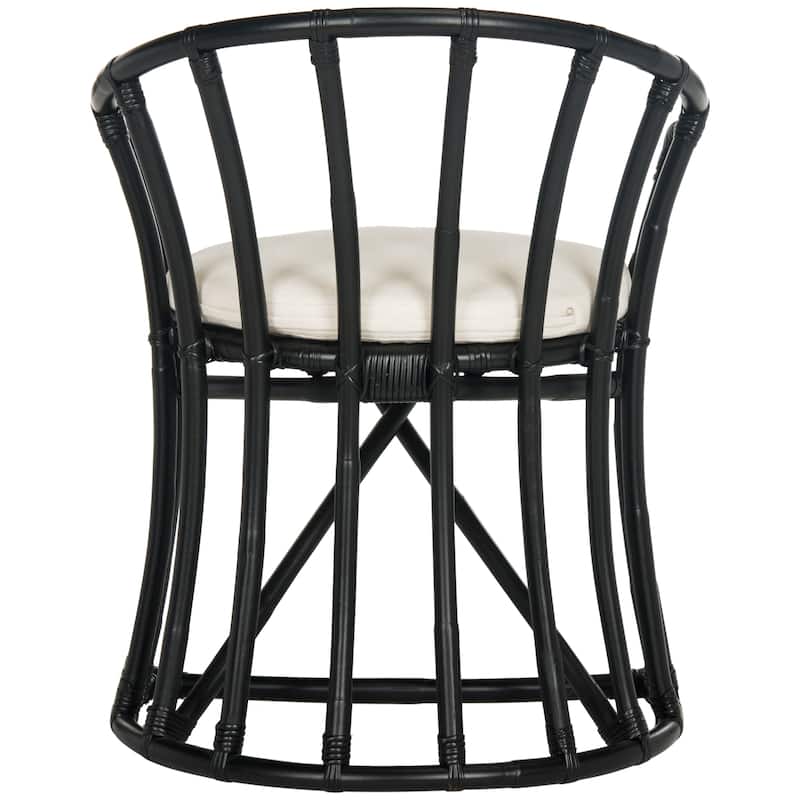 SAFAVIEH Violina Rattan Accent Chair - 24.8" x 22.2" x 30.5" - 25"W x 22"D x 31"H