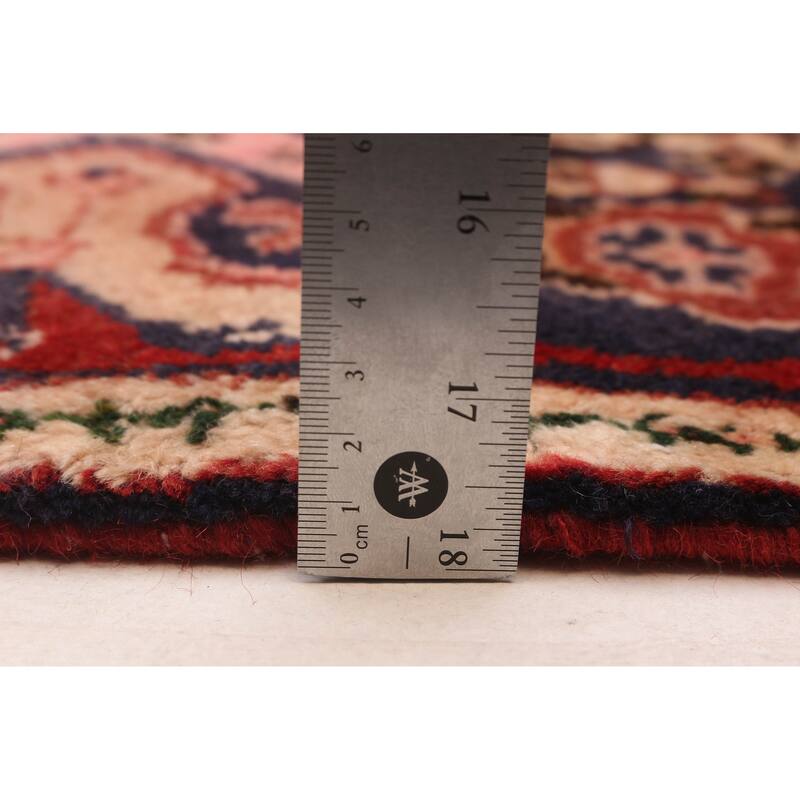 ECARPETGALLERY Hand-knotted Andelz Red Wool Rug - 5'4 x 7'6