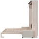 preview thumbnail 5 of 8, Queen Size Murphy Bed with Upholstered Sofa & LED Light by Harper&Bright Designs - Beige