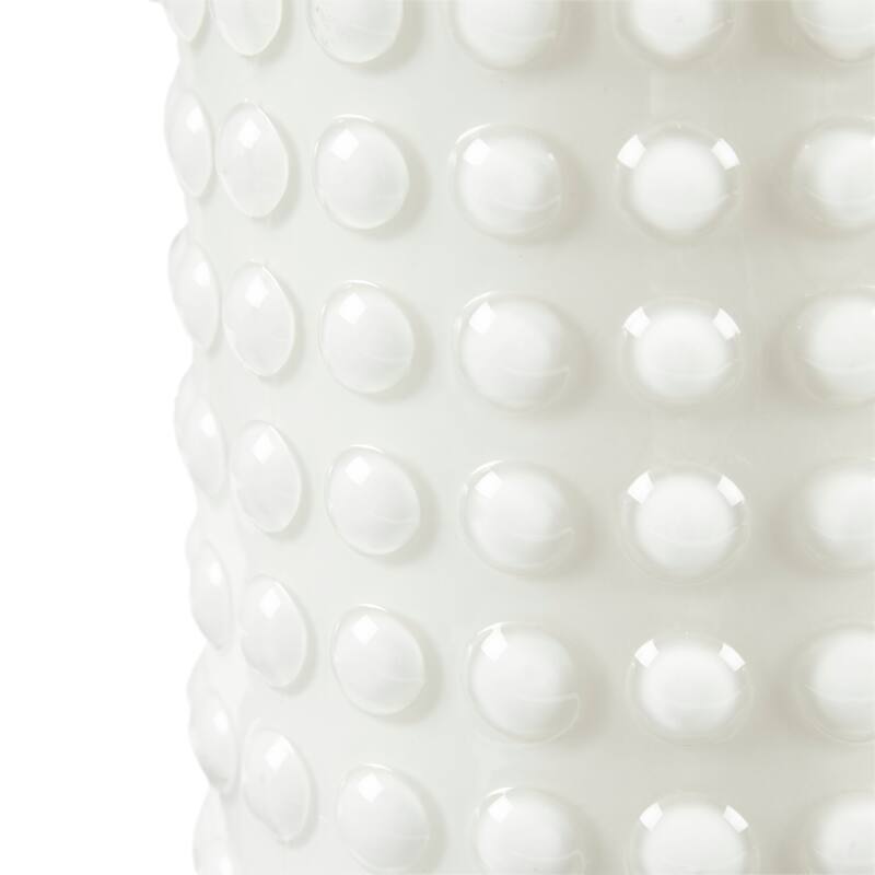 INK+IVY Grace Ivy White/Gold Textured Dot Table Lamp On Sale Bed
