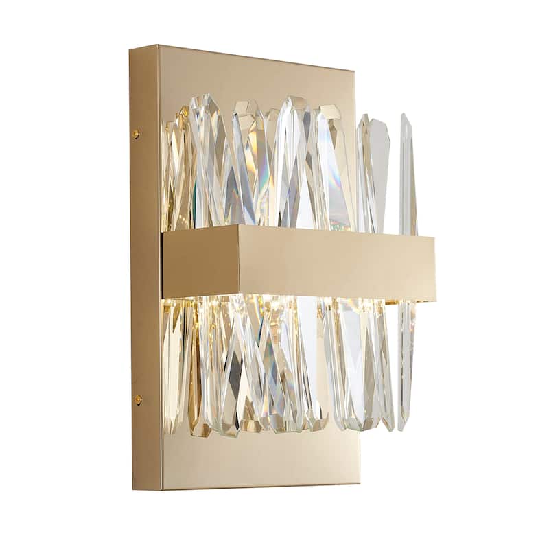 10" Gold Stainless Steel LED Wall Sconce