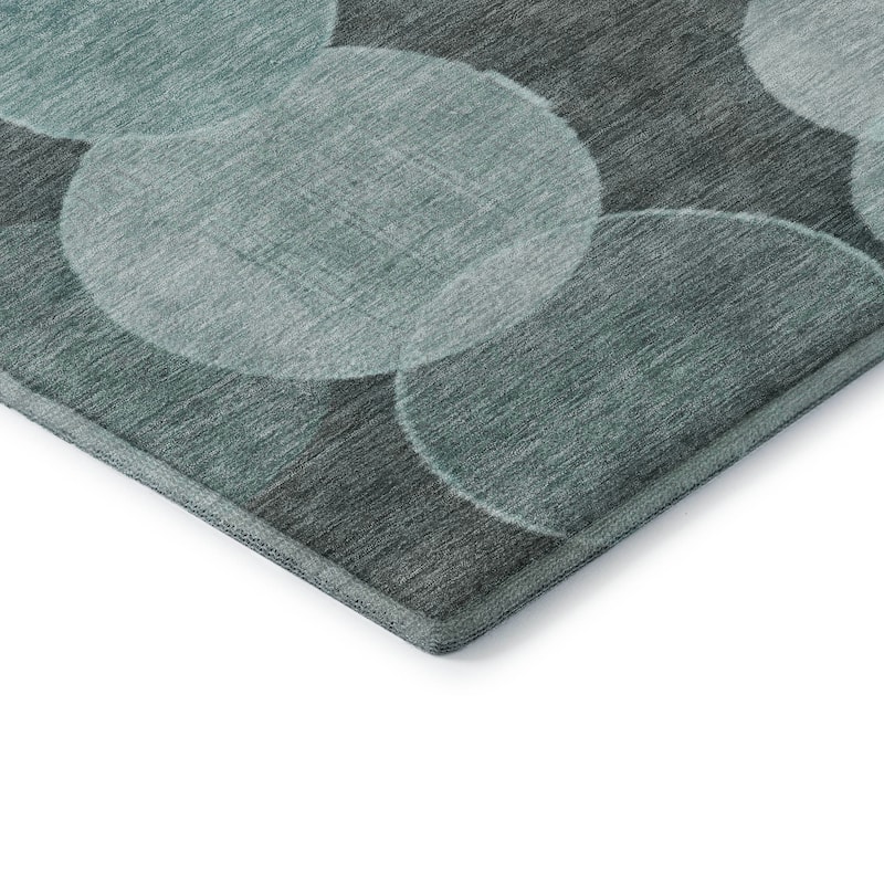 Premium Washable Super Soft Contemporary Bubbles Mayfield Rug