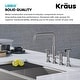 preview thumbnail 99 of 165, Kraus Urbix Industrial Solid Brass Kitchen Faucet