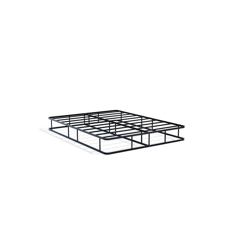 Queen Bed Frame - Metal Platform Bed with Headboard & Footboard - Black Finish
