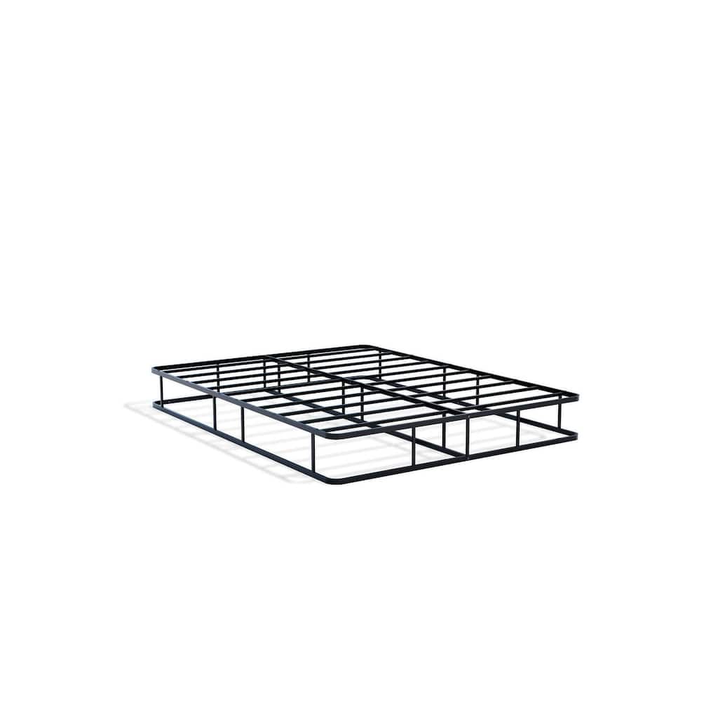 Queen Bed Frame - Metal Platform Bed with Headboard & Footboard - Black Finish